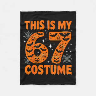 Das ist mein 67 Kostüm 6 7 Meme Gen Alpha Hallowee Fleecedecke