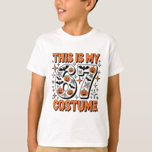 Das ist mein 67 Kostüm 6 7 Meme Gen Alpha Hallowee T-Shirt
