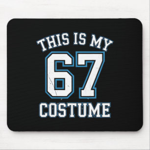 Das ist mein 67 Kostüm Lazy Brainrot Meme Jungen K Mousepad