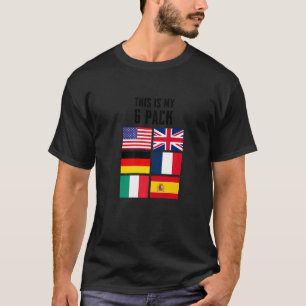 Das ist mein 6-Pack Sarcastic Grafik-Designs 1 T-Shirt
