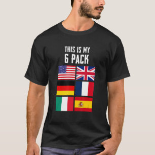 Das ist mein 6-Pack Sarcastic-Grafik-Designs T-Shirt