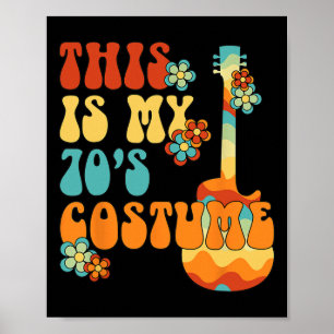 Das ist mein 70er Costume Fun Groovy Peace Hallowe Poster
