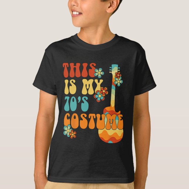 Das ist mein 70er Costume Funny Groovy Peace Hallo T-Shirt (Vorderseite)