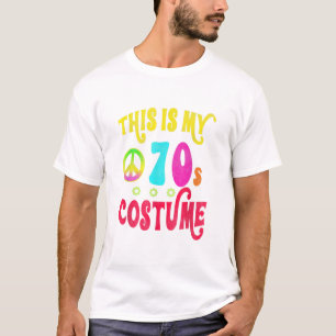 Das ist mein 70er Costume Shirt Groovy Peace Hallo