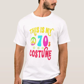 Das ist mein 70er Costume Shirt Groovy Peace Hallo