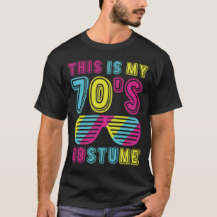 Das ist mein 70er-Jahre-Kostüm Retro Farbige 70er- T-Shirt
