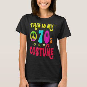 Das ist mein 70er-Kostüm Groovy Peace Halloween T-Shirt