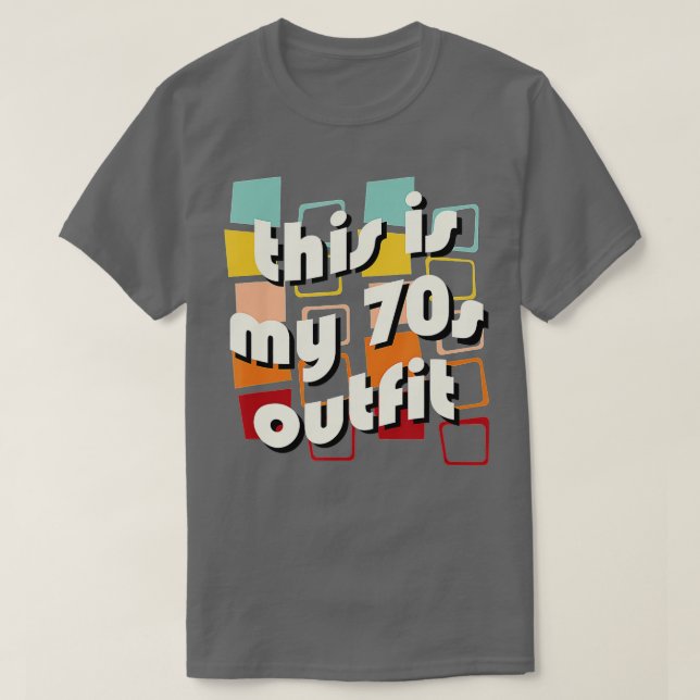 Das ist mein 70er-Kostüm, Hippy Phrase Funny P aus T-Shirt (Design vorne)