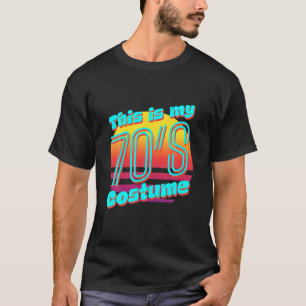 Das ist mein 70er Kostüm I Liebe des 70er Theme De T-Shirt
