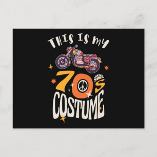 Das ist mein 70er-Kostüm Postkarte