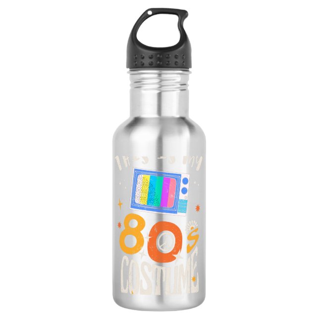 Das ist mein 80er Costume Grunge-Effekt Edelstahlflasche (Vorderseite)