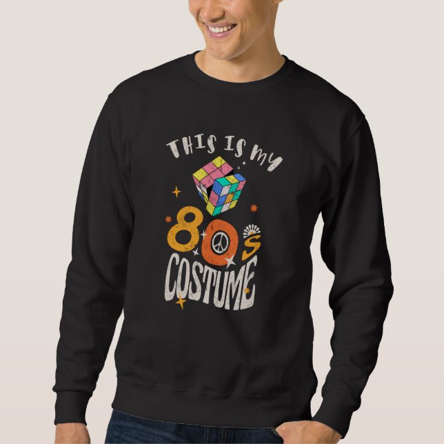 Das ist mein 80er Costume Grunge-Effekt Sweatshirt (Vorderseite)