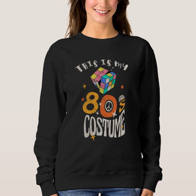 Das ist mein 80er Costume Grunge-Effekt Sweatshirt (Vorderseite)