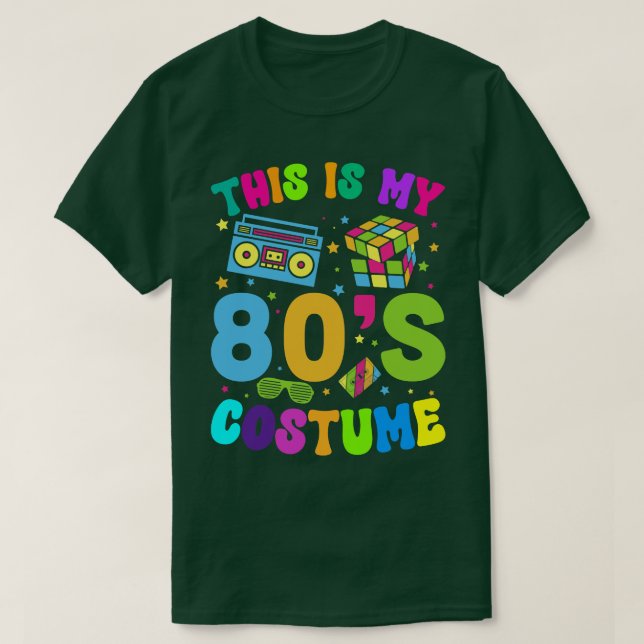 Das ist mein 80er-Kostüm-80er-90er-Party T-Shirt (Design vorne)