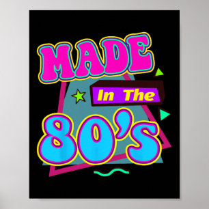 Das ist mein 80er Kostüm Extravagante Kleidung Par Poster