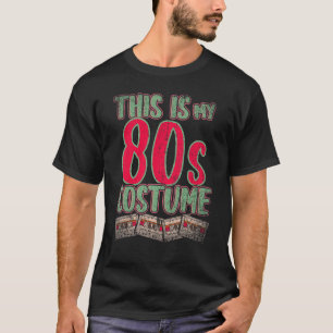 Das ist mein 80er Kostüm Party 1980 Retro Cassette T-Shirt