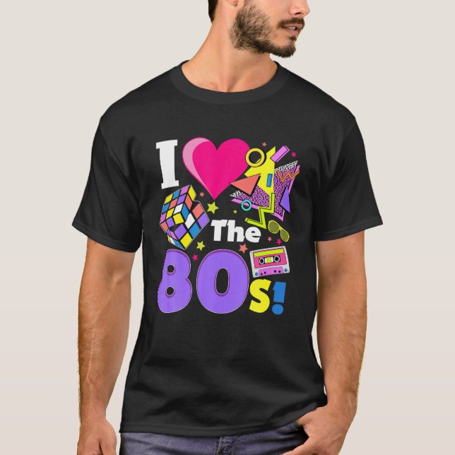 Das ist mein 80er Kostüm-Vintag Retro I Liebe der  T-Shirt (Vorderseite)