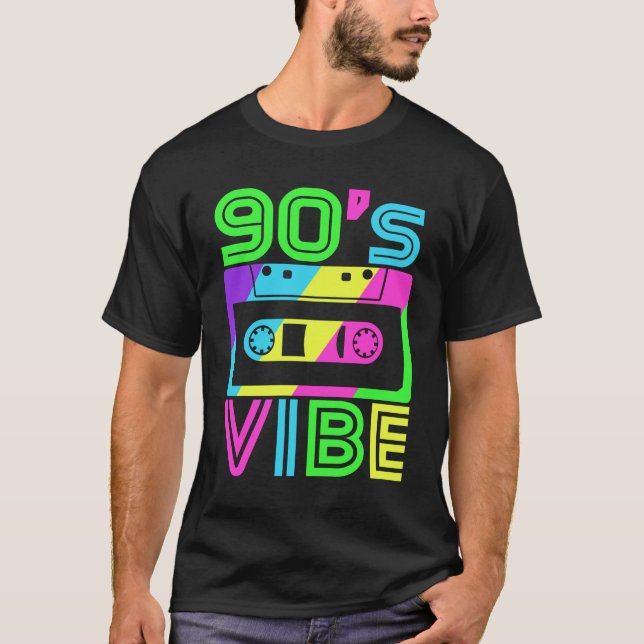 Das ist mein 90er Vibe T-Shirt 80er Jahre Party T  (Vorderseite)