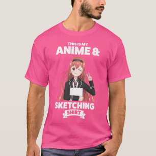 Das ist mein Anime-Skizzen-Shirt T-Shirt