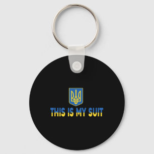 Das ist mein Anzug Unterstützt ukrainischen Anzug Schlüsselanhänger