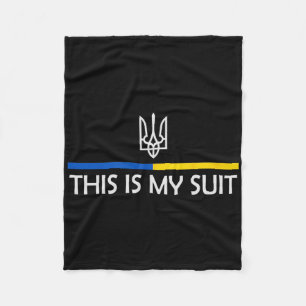 Das ist mein Anzug, Unterstützung für Zelensky Ukr Fleecedecke