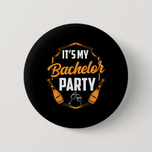 Das ist mein Bachelor Party Bride Groom Team Button