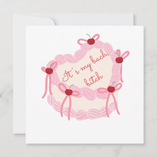 Das ist mein Bachelorette Coquette Cake Brautpar Einladung