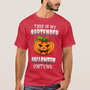 Das ist mein Barkeeper Halloween-Kostümdesign T-Shirt