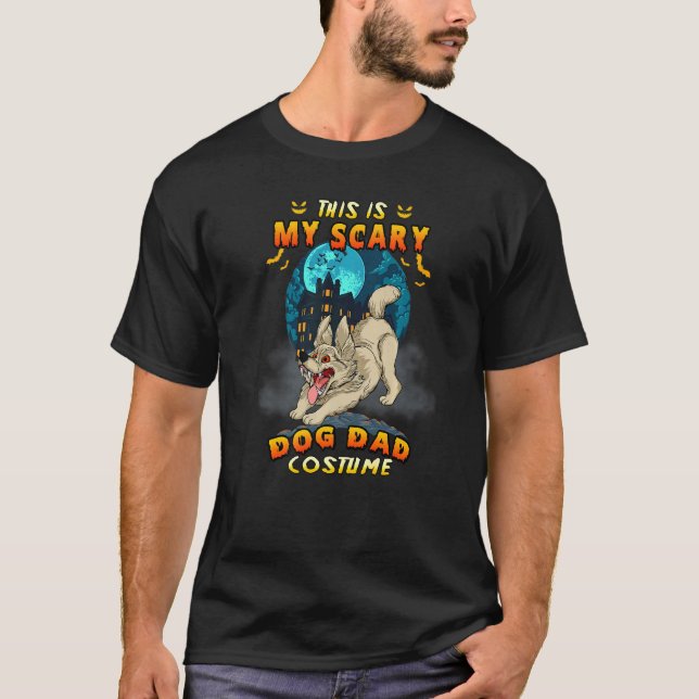 Das ist mein Beängstigender Hund-Vater-Kostüm Hall T-Shirt (Vorderseite)