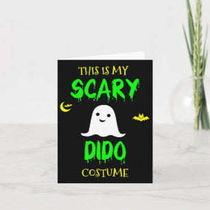 Das ist mein Beängstigendes Dido-Kostüm Halloween Karte
