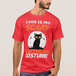 Das ist mein beängstigendes Elektrokostüm zu Hallo T-Shirt
