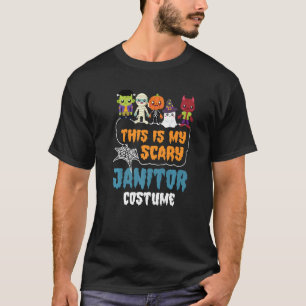 Das ist mein beängstigendes Janitourcostume Hallow T-Shirt