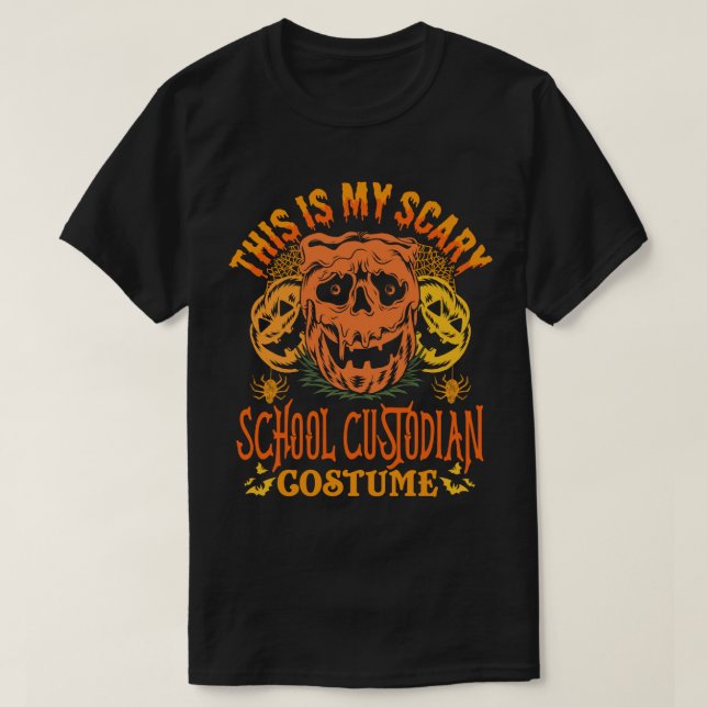 Das ist mein Beängstigendes Schulkostüm T-Shirt (Design vorne)