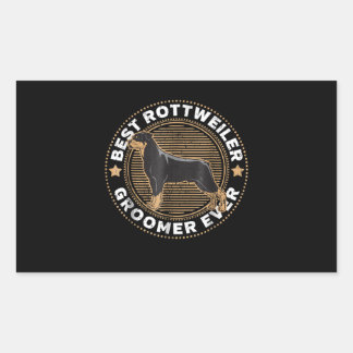 Das ist mein bester Rotweiler Rechteckiger Aufkleber