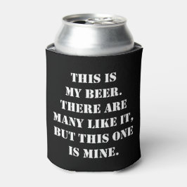 Das ist mein Biermotto Dosenkühler