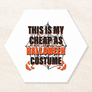 Das ist mein billiges Halloween-Kostüm - Halloween Untersetzer