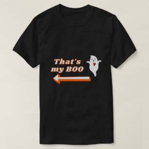 Das ist mein Boo Halloween Paare T-Shirt