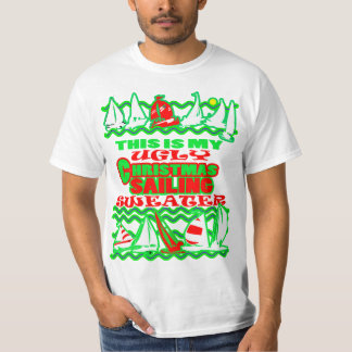 Das ist mein Boot Ugly Christmas Sailing Sweater T-Shirt