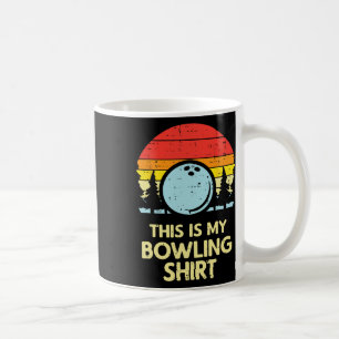 Das ist mein Bowling Shirt Retro Bowler Men Ki Kaffeetasse