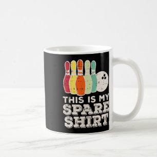Das ist mein Bowling Spare Shirt Retro Bowler Men Kaffeetasse