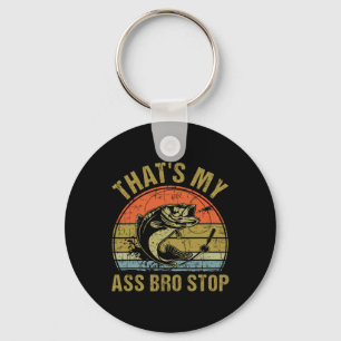 Das ist mein Bruder Stop - Lustiges Vintage-Angeln Schlüsselanhänger