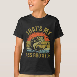 Das ist mein Bruder Stop - Lustiges Vintage-Angeln T-Shirt