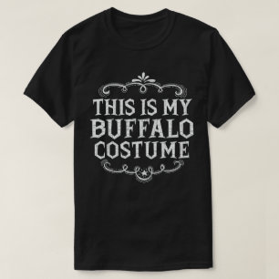 Das ist mein Buffalo-Kostüm Funny Lazy Halloween T-Shirt
