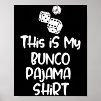 Das ist mein Bunco-Pyjama-Shirt für Frauen Männer 