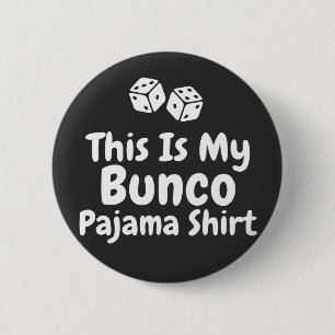 Das ist mein Bunco-Pyjama-Shirt lustiges Geschenk Button