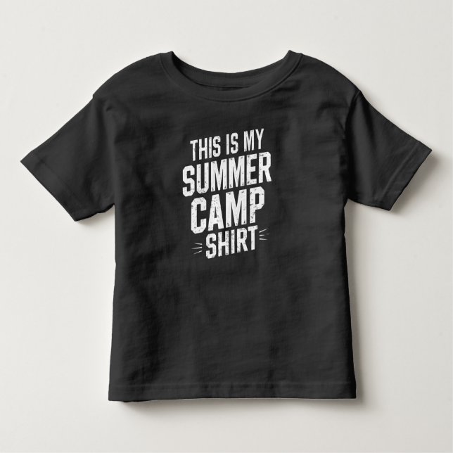 Das ist mein Camp-Shirt-Leiter Kleinkind T-shirt (Vorderseite)