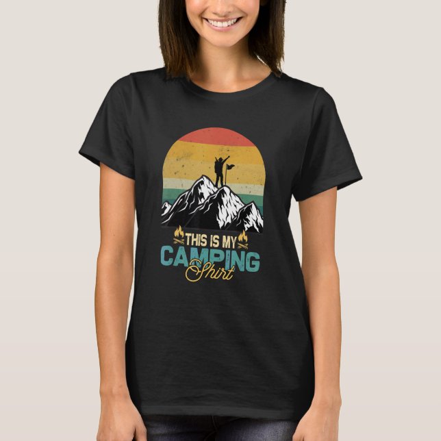 Das ist mein Camping Campingplatz 3 T-Shirt (Vorderseite)