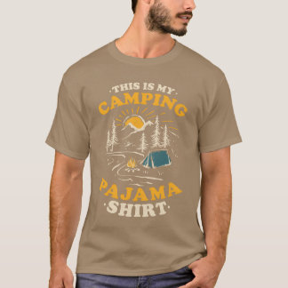Das ist mein Camping-Pyjama Retro Lustiger Camper  T-Shirt