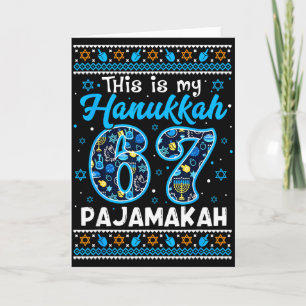 Das ist mein Chanukka 67 Pajamakah für jüdische Ch Karte
