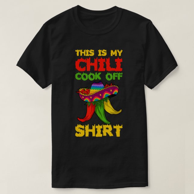 Das ist mein Chili, der T - Shirt kocht. (Design vorne)